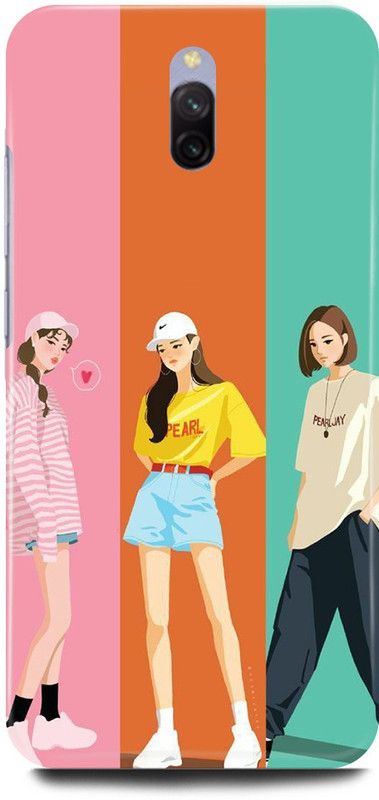 FRONK Back Cover for Redmi 8A Dual, ANIME, GIRL, BOY, LOVELY,GIRL, CUTE, COUPLE  (Multicolor, Hard Case, Pack of: 1)