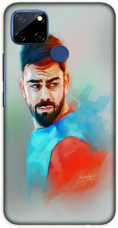 iprinto Back Cover for Realme Narzo 30A, Realme C25 Virat Kohli Back Cover  (White, Hard Case, Pack of: 1)