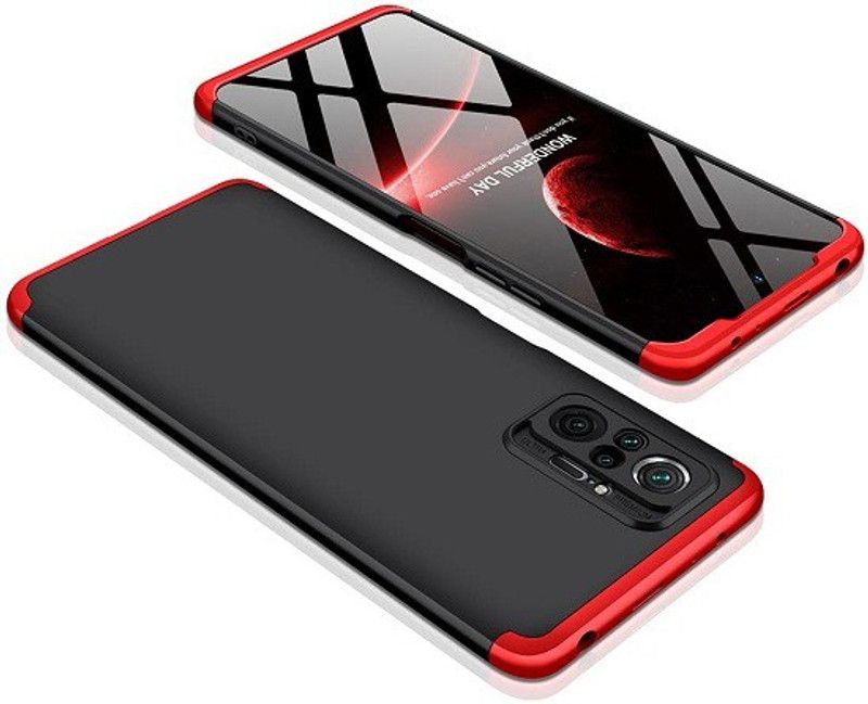 Bodoma Back Cover for Redmi Note10 Pro, Redmi Note 10 Pro Max  (Red, Grip Case, Pack of: 1)