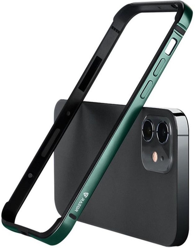 RAEGR Bumper Case for Apple iPhone 12, Apple iPhone 12 Pro  (Green, Pack of: 1)