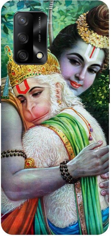 SAVETREE Back Cover for Oppo F19, CPH2219, Oppo F19s, CPH2223, hanuman, hanuman ji  (Multicolor, 3D Case, Pack of: 1)