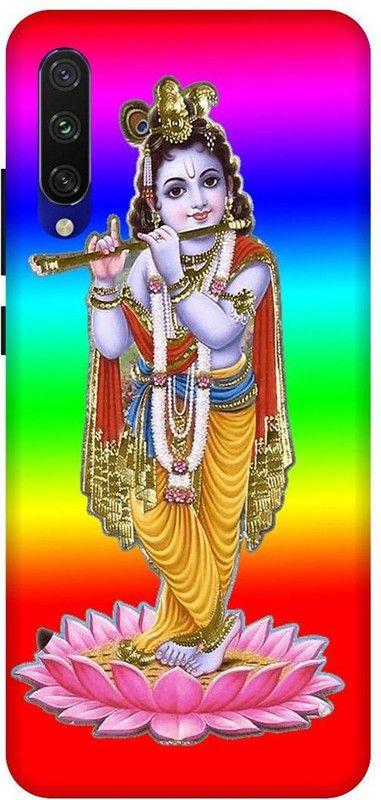 SSMORYA Back Cover for Redmi Mi A3 Lord Krishna Printed Back Cover  (Multicolor, Waterproof, Pack of: 1)