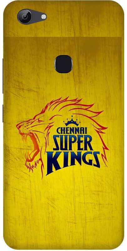 FRONK Back Cover for vivo Y81, vivo 1803 CHENNAI, SUPER, KINGS, IPL, TEAM, LOGO  (Yellow, Hard Case, Pack of: 1)