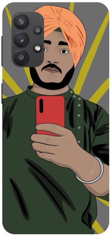 Wall Art Back Cover for SAMSUNG GALAXY M32 (5G) Sidhu Mussewala, Singer, Singing Printed  (Multicolor, Dual Protection, Pack of: 1)