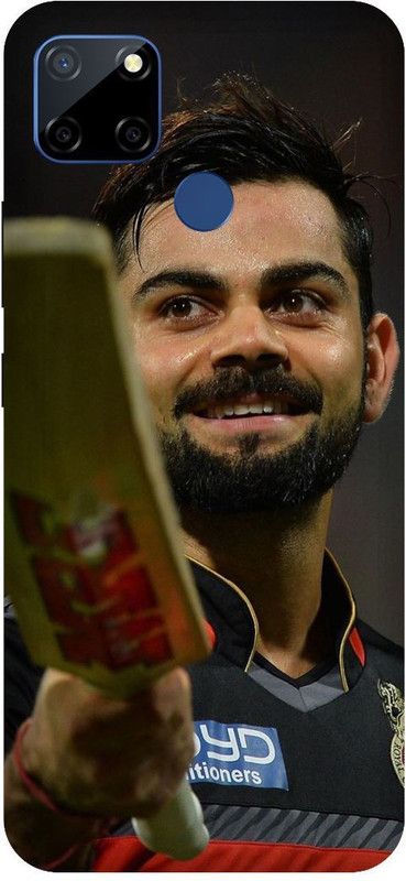 PHONE WALEY.COM Back Cover for Realme C25, RMX3193, Kohli,MS Dhoni,rohit sharma , Printed  (Red, Hard Case, Pack of: 1)