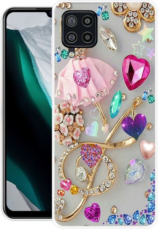 KUDI Back Cover for Samsung Galaxy F22  (Multicolor, Grip Case, Silicon)