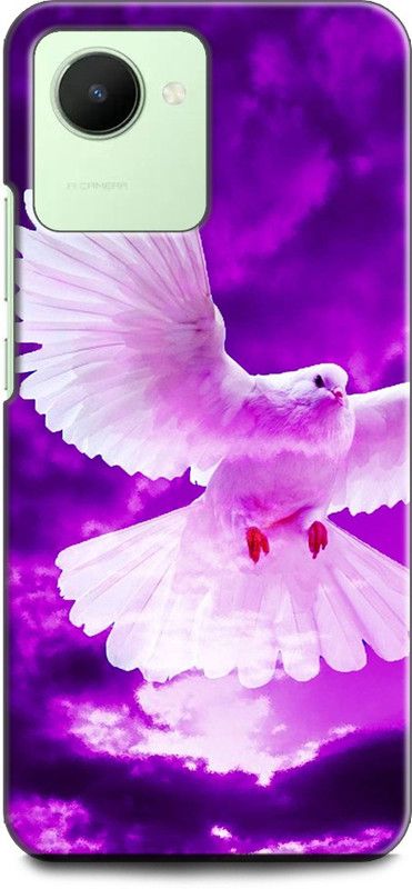 WallCraft Back Cover for Realme C30, RMX3581 PIGEON, PARROT, COLURFULL, KINGFISHER, BIRDS  (Multicolor, Dual Protection, Pack of: 1)