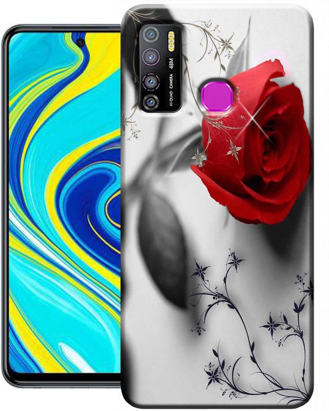 Amstyle Back Cover for Infinix Hot 9  (Multicolor, Anti-radiation, Silicon, Pack of: 1)