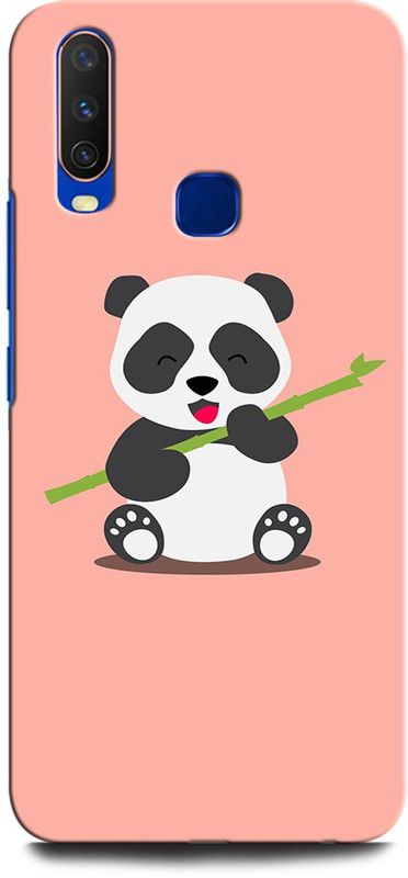 GRAFIQE Back Cover for VIVO Y11 PANDA, LOVE, BEAR, AMOR, ANIMATION HEART  (Multicolor, Shock Proof, Pack of: 1)