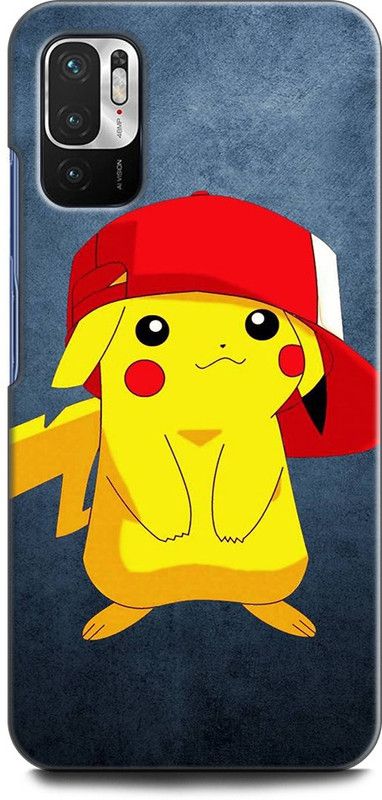 Afterglow Back Cover for Redmi Note 10T 5G PIKACHU, CARTOON, POKEMON, CUTE, PIKACHU POKEMON, LOVE  (Multicolor, Shock Proof, Pack of: 1)