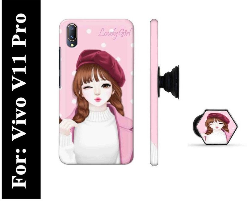 Elite Case Back Cover for Vivo V11 Pro  (Multicolor, Cases with Holder)