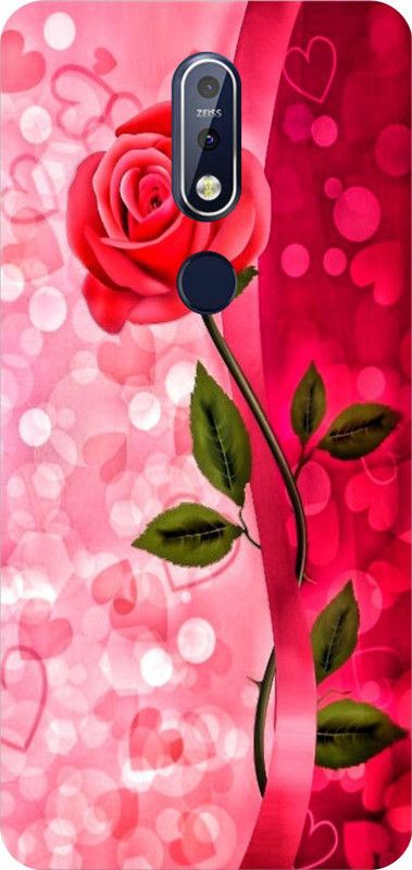 Bastex Back Cover for Nokia 7.1 Plus  (Red, Green, Pink, Hard Case, Pack of: 1)