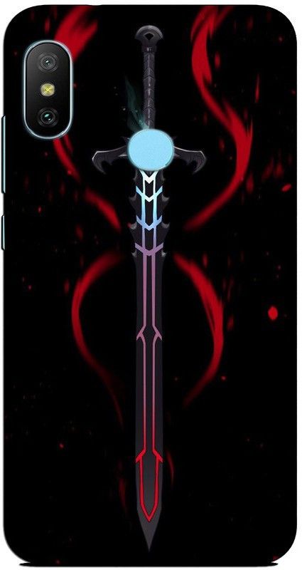 CROKIAN Back Cover for Redmi 6 Pro Sward Back Cover  (Multicolor, Hard Case, Pack of: 1)