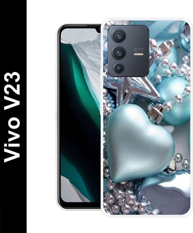 Cravation Back Cover for vivo V23 5G  (Multicolor, Dual Protection, Silicon, Pack of: 1)