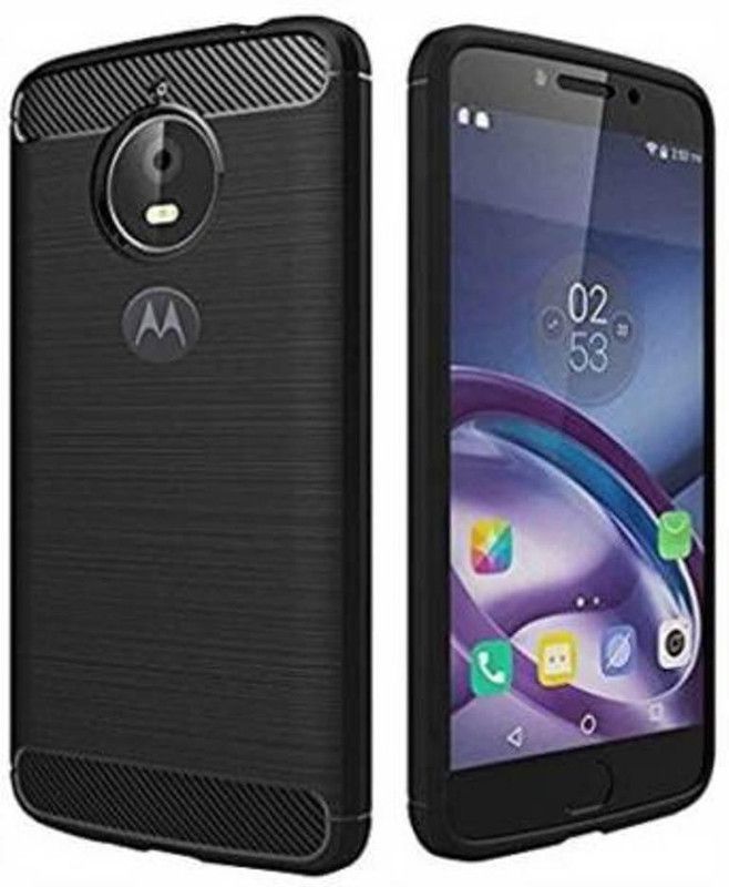DMJHP Back Cover for Motorola Moto E4 Plus  (Black, Pack of: 1)