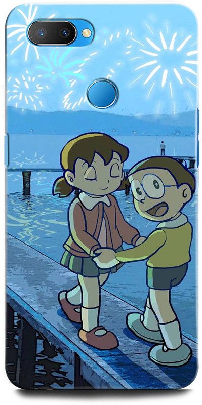 ORBIQE Back Cover for OPPO A5 CPH1809 DORAEMON, NOBITA, CARTOON, FUNNY, CUTE, DORAEMON  (Multicolor, Hard Case)