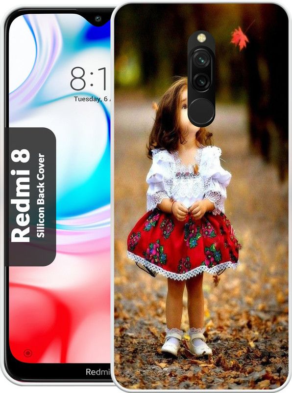Mizlox Back Cover for Redmi 8  (Multicolor, Grip Case, Silicon, Pack of: 1)