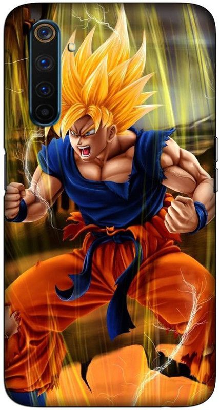 CROKIAN Back Cover for Realme 6 Pro Goku Back Cover  (Multicolor, Hard Case, Pack of: 1)