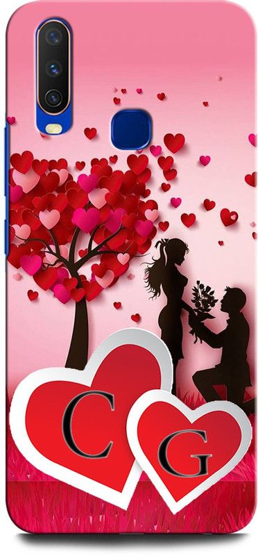 GRAFIQE Back Cover for VIVO Y17 CG, C LOVE G, G LOVE C, C LETTER, G LETTER, CG NAME  (Multicolor, Shock Proof, Pack of: 1)