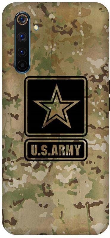 UMPRINT Back Cover for Realme 6 Pro Army IndianArmy Military Printed Back Cover  (Multicolor, Hard Case, Pack of: 1)