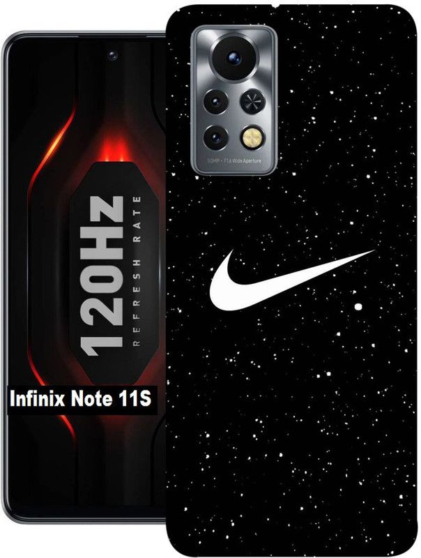 Anami Back Cover for Infinix Note 11S  (Black, Silicon, Pack of: 1)
