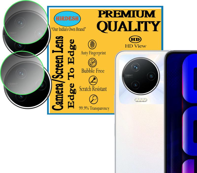 hirdesh Back Camera Lens Glass Protector for Infinix Note 12 Pro  (Pack of: 2)