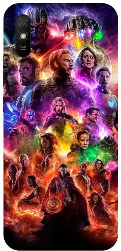 Zaplab Back Cover for Redmi 9A, Redmi M2006C3LI, Avengers Printed Back Cover  (Multicolor, Hard Case, Pack of: 1)