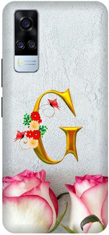 KARJUN Back Cover for Vivo Y51A, G Letter Printed Back Cover  (Multicolor, Hard Case, Pack of: 1)