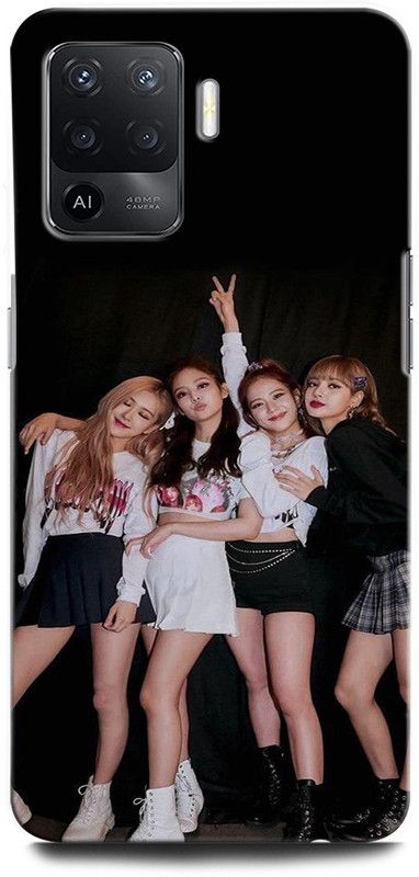 ORBIQE Back Cover for OPPO F19 Pro CPH2285 LISA, JENNIE, ROSE, JISOO, BLACK PINK GIRL  (Multicolor, Hard Case, Pack of: 1)