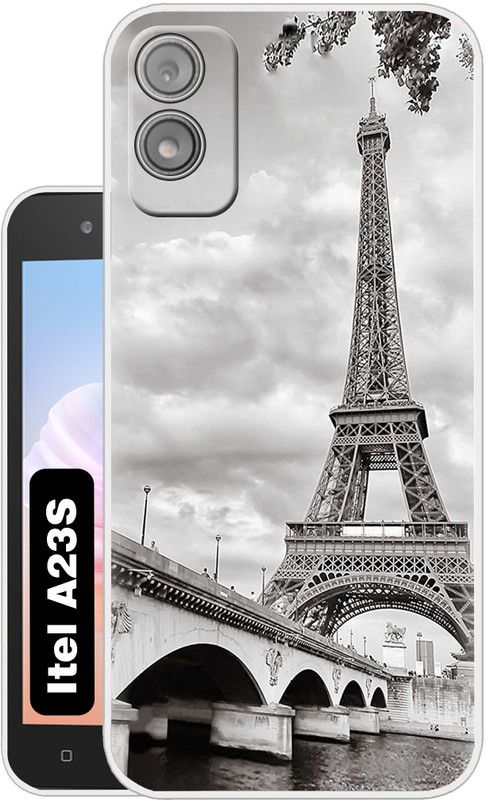 Case Club Back Cover for Itel A23S  (Grey, Grip Case, Silicon, Pack of: 1)