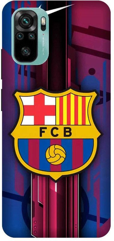 BYXIS Back Cover for Redmi Note10 Pro Max FCB, Barcelona, Football club, Messi, Sports, Football  (Multicolor, Shock Proof, Pack of: 1)