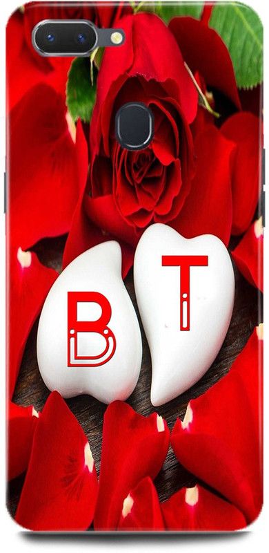 Dimora Back Cover for OPPO A7/CPH1901,B Loves T Name,B Name, T Letter, Alphabet,B Love T NAME  (Multicolor, Hard Case)