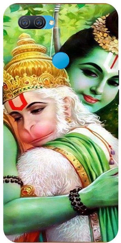 THE NARAYANA COLLECTIONS Back Cover for OPPO A12-CPH2083-SHREE,RAM,HANUMAN,KARSHNA,GOD  (Multicolor, Hard Case, Pack of: 1)