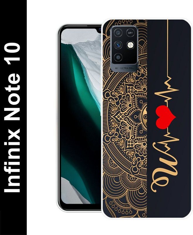 Cravation Back Cover for Infinix Note 10  (Multicolor, Dual Protection, Silicon, Pack of: 1)