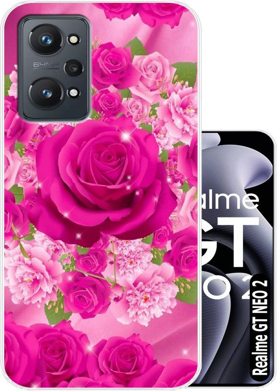 Hostprint Back Cover for Realme GT Neo 2  (Multicolor, Flexible, Silicon, Pack of: 1)