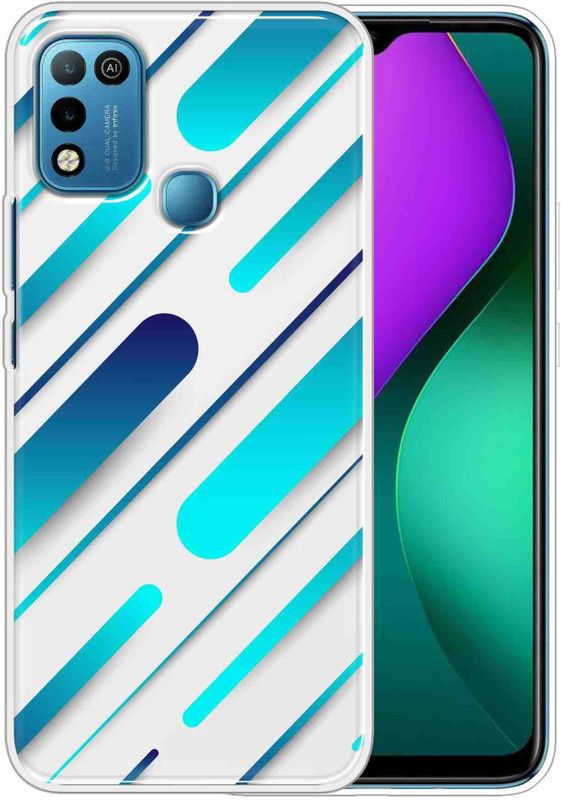 Vascase Back Cover for Infinix Hot 10 Play  (Multicolor, Dual Protection, Silicon)