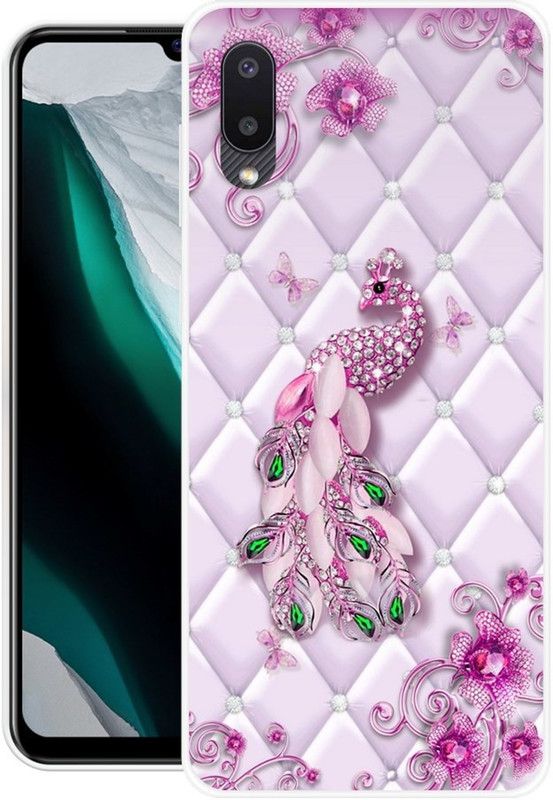 PINKZAP Back Cover for Samsung Galaxy M02, Samsung Galaxy A02  (Multicolor, Grip Case, Silicon, Pack of: 1)