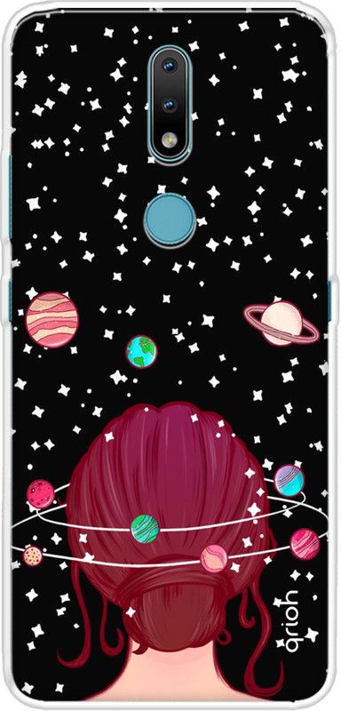 QRIOH Back Cover for Nokia 2.4  (Multicolor, Grip Case, Silicon, Pack of: 1)