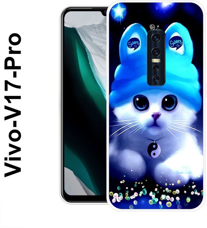 VITARO Back Cover for Vivo V17 Pro  (Multicolor, Silicon)