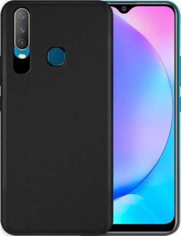 Skcase Back Cover for Vivo Y12, Vivo Y15, Vivo Y17  (Black, Matte Finish, Pack of: 1)