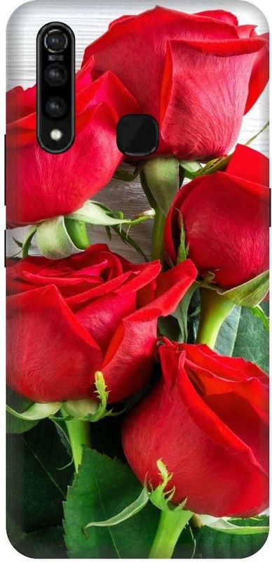 SSMORYA Back Cover for Vivo Z1 Pro, Rose flower Multicolour Printed Back Cover  (Multicolor, Shock Proof, Pack of: 1)