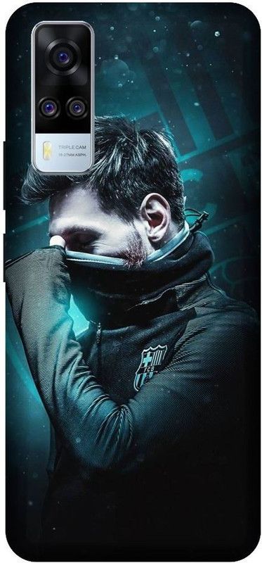 URCHIN Back Cover for Vivo Y51A Messi, Lione Messi, Football, Messi 10, Barcelona, Lione Messi Jersey, Sports  (Multicolor, Shock Proof, Pack of: 1)