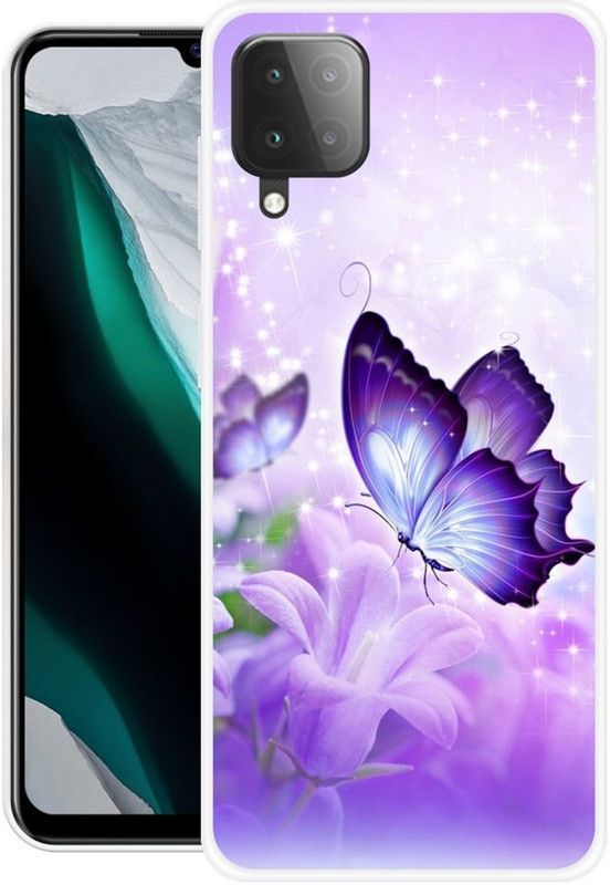 PINKZAP Back Cover for Samsung Galaxy F12  (Multicolor, Grip Case, Silicon, Pack of: 1)