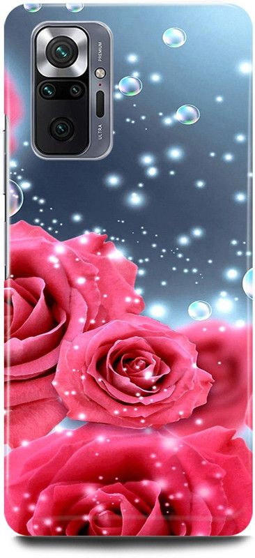 JUGGA Back Cover for Redmi Note 10 Pro Max, PINK, ROSE, ROSES, FLOWER, FLOWERS, DROPS  (Pink, Hard Case, Pack of: 1)