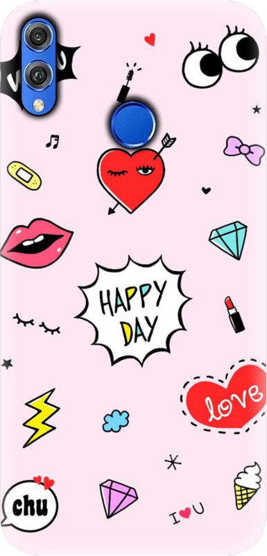 Smutty Back Cover for Honor 8X - Doodle Print  (Multicolor, Hard Case, Pack of: 1)