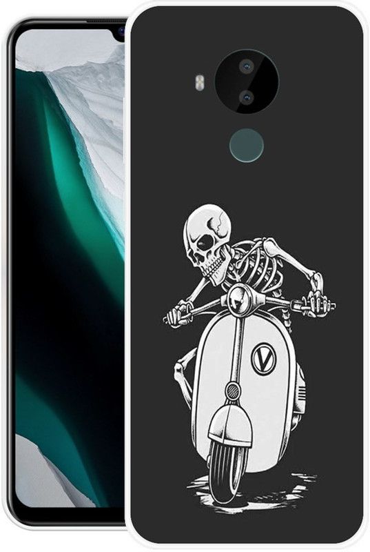 Aabra Back Cover for Nokia C30  (Black, Flexible, Silicon, Pack of: 1)