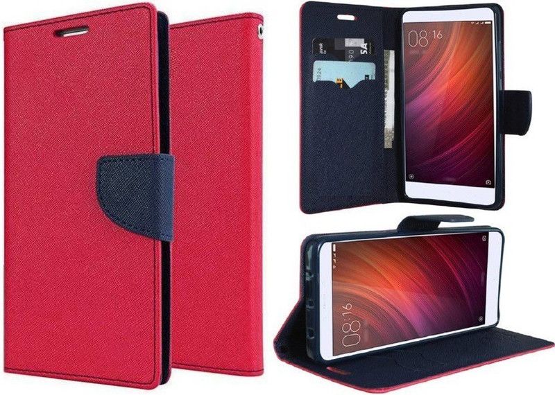 Mehsoos Flip Cover for Vivo Y17, Vivo Y12, Vivo Y15  (Pink, Dual Protection, Pack of: 1)