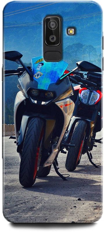 Afterglow Back Cover for SAMSUNG Galaxy J8 KTM, KTM BIKE, SUPERBIKE, BIKE LOVER, DUKE, KTM RC200  (Multicolor, Shock Proof)