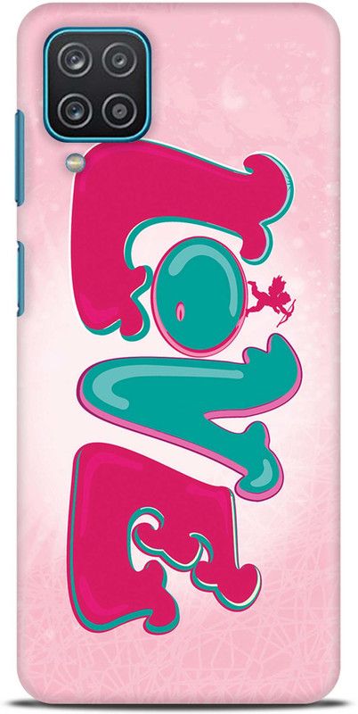 Sankee Back Cover for Samsung Galaxy F12  (Pink, Hard Case)
