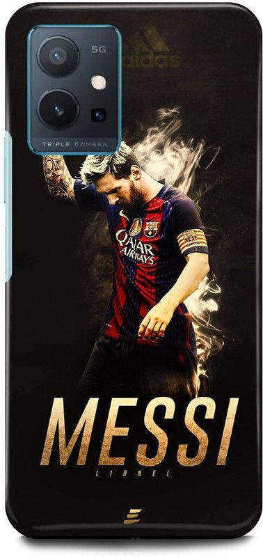 Dimora Back Cover for vivo T1 5G, MESSILIONEL FOOTBALL MESSI LOGO  (Multicolor, Hard Case, Pack of: 1)